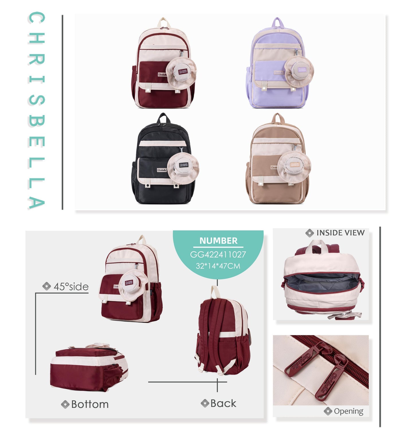 Chrisbella Backpack GG422411027525