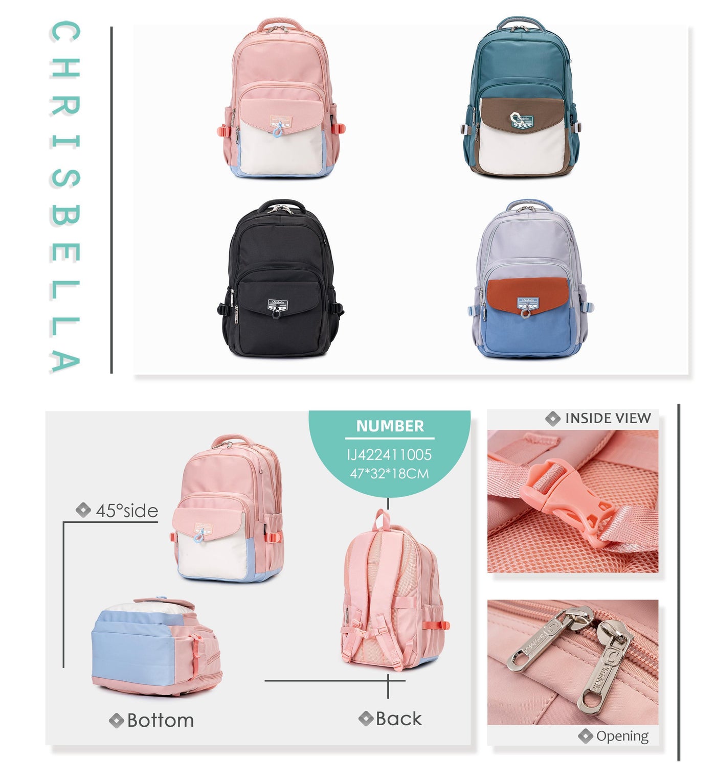 Chrisbella Backpack IJ422411005420
