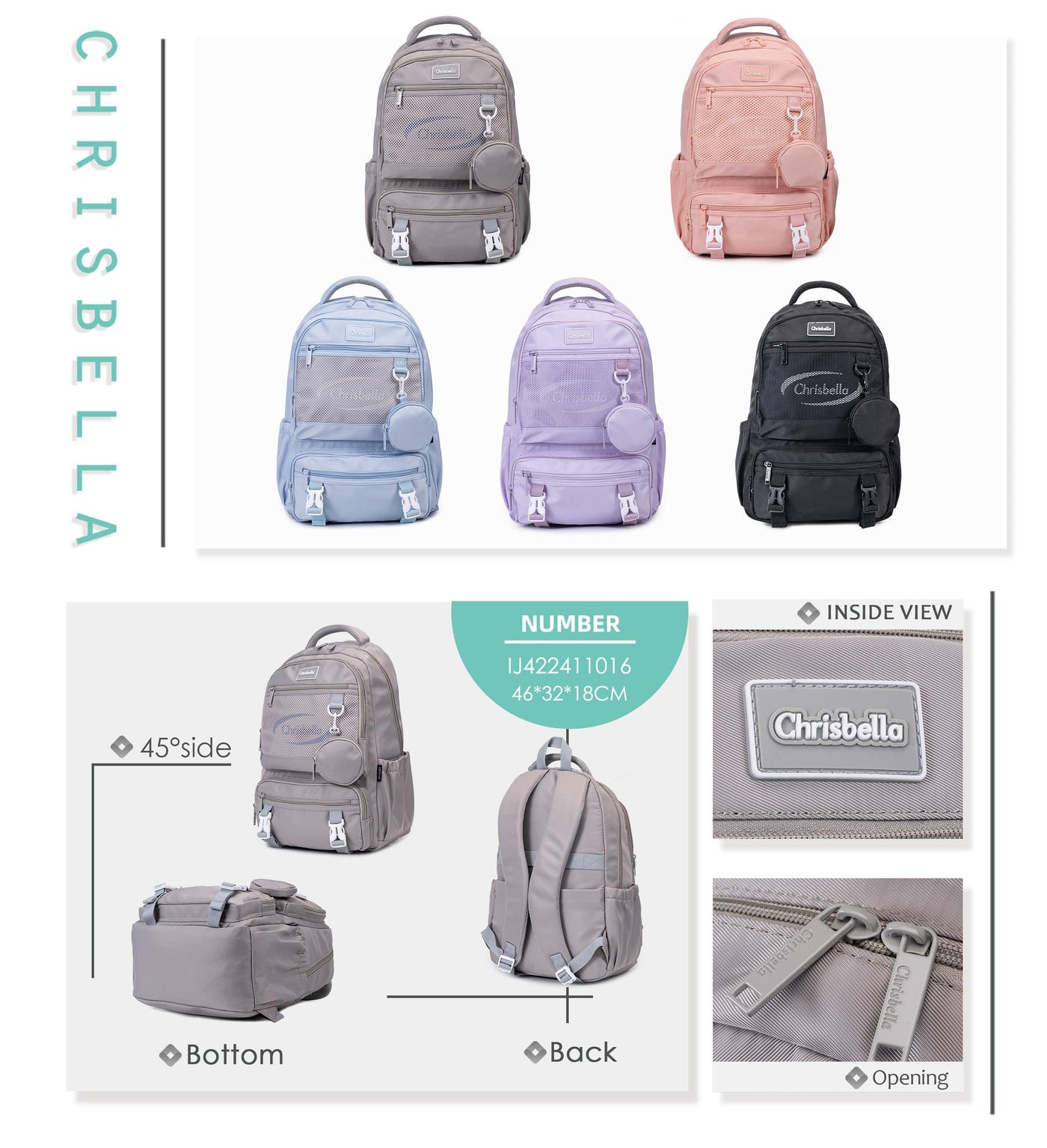 Chrisbella Backpack IJ422411016390