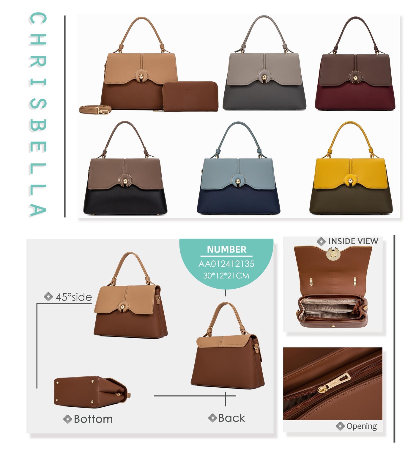 Chrisbella Handbag AA012412135780