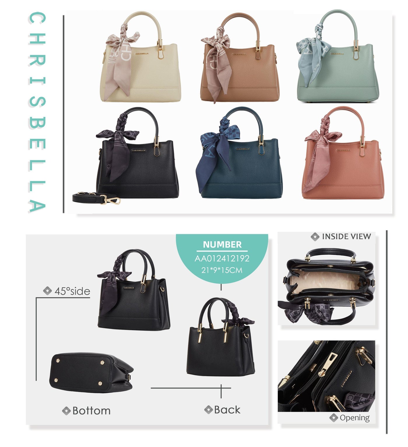 Chrisbella Handbag AA012412192580