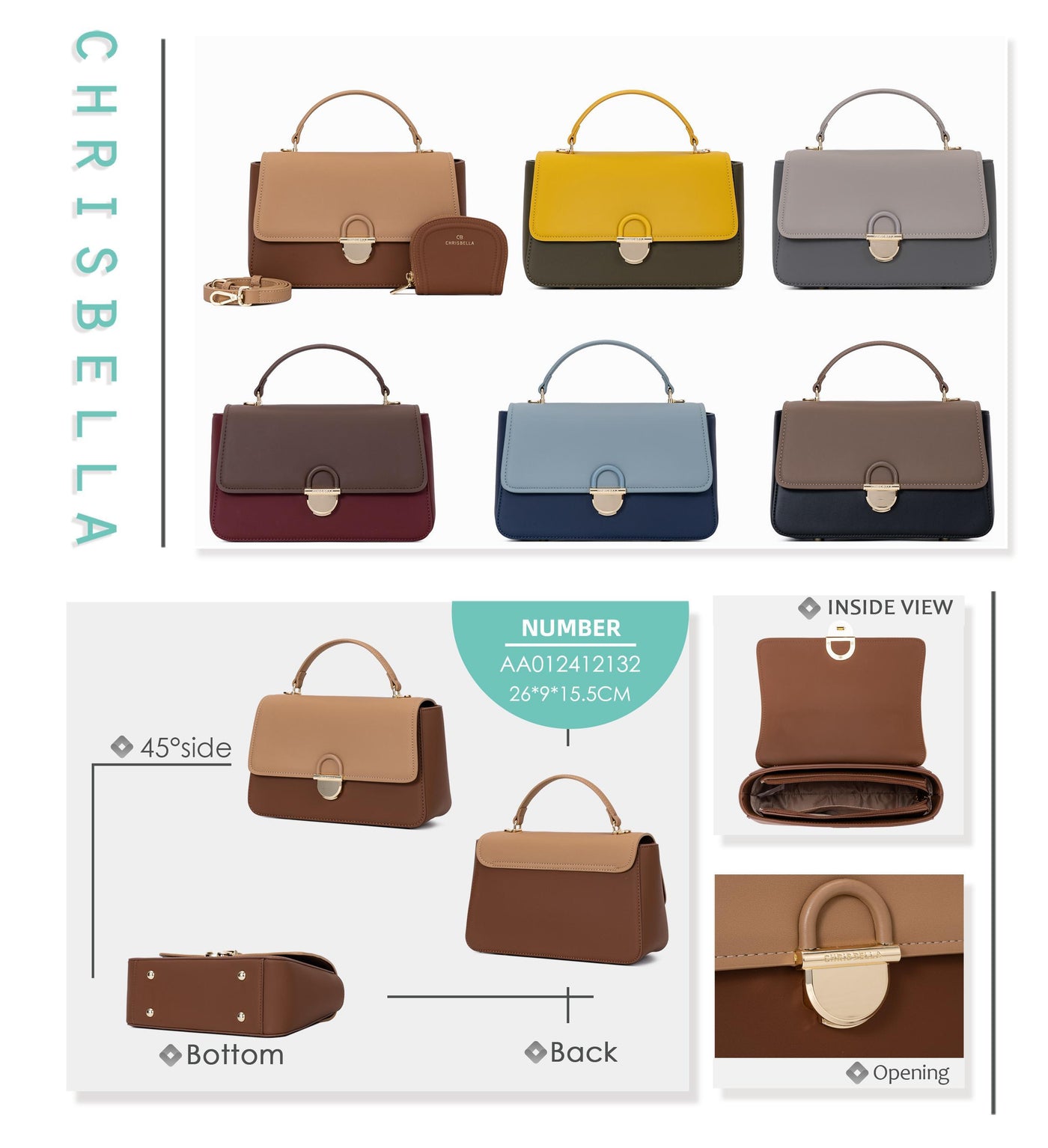 Chrisbella Handbag AA012412132660