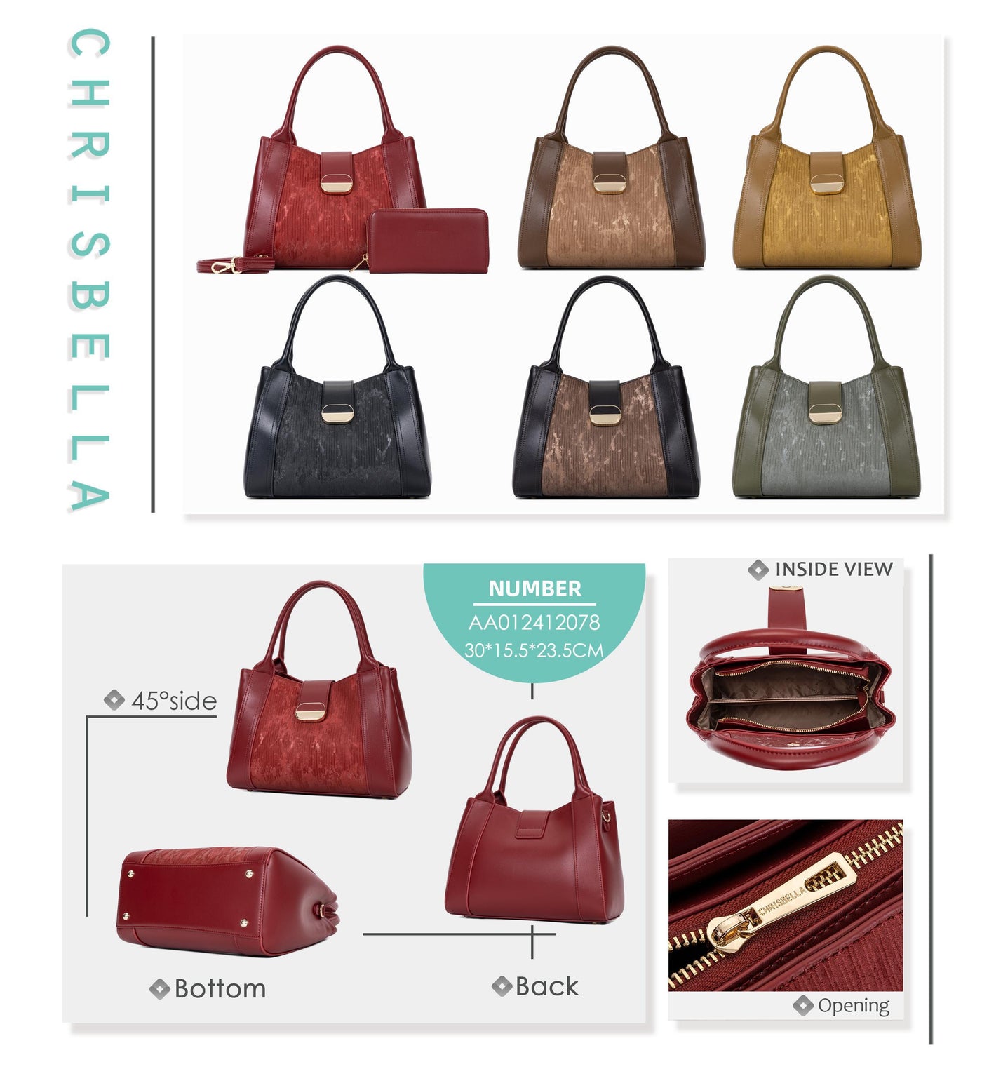 Chrisbella Handbag AA012412078780