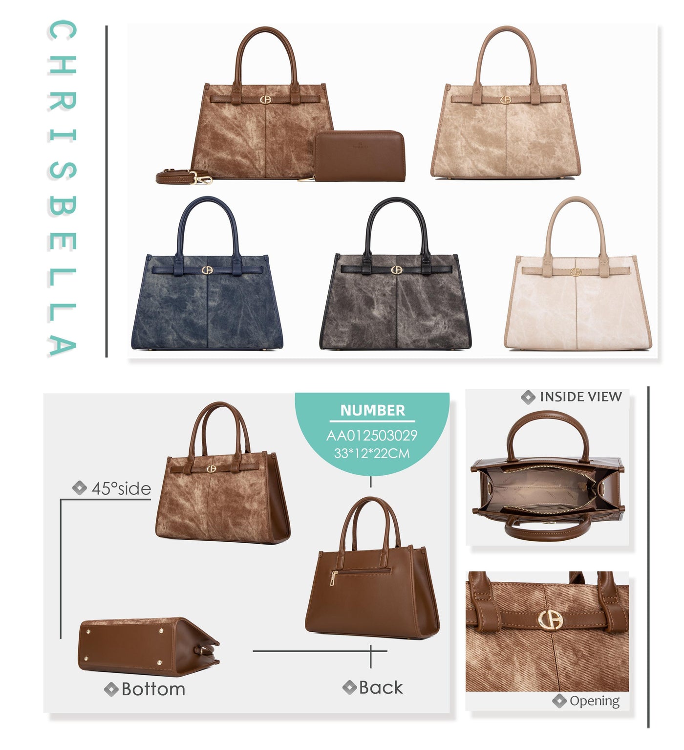 Chrisbella Handbag AA012503029720