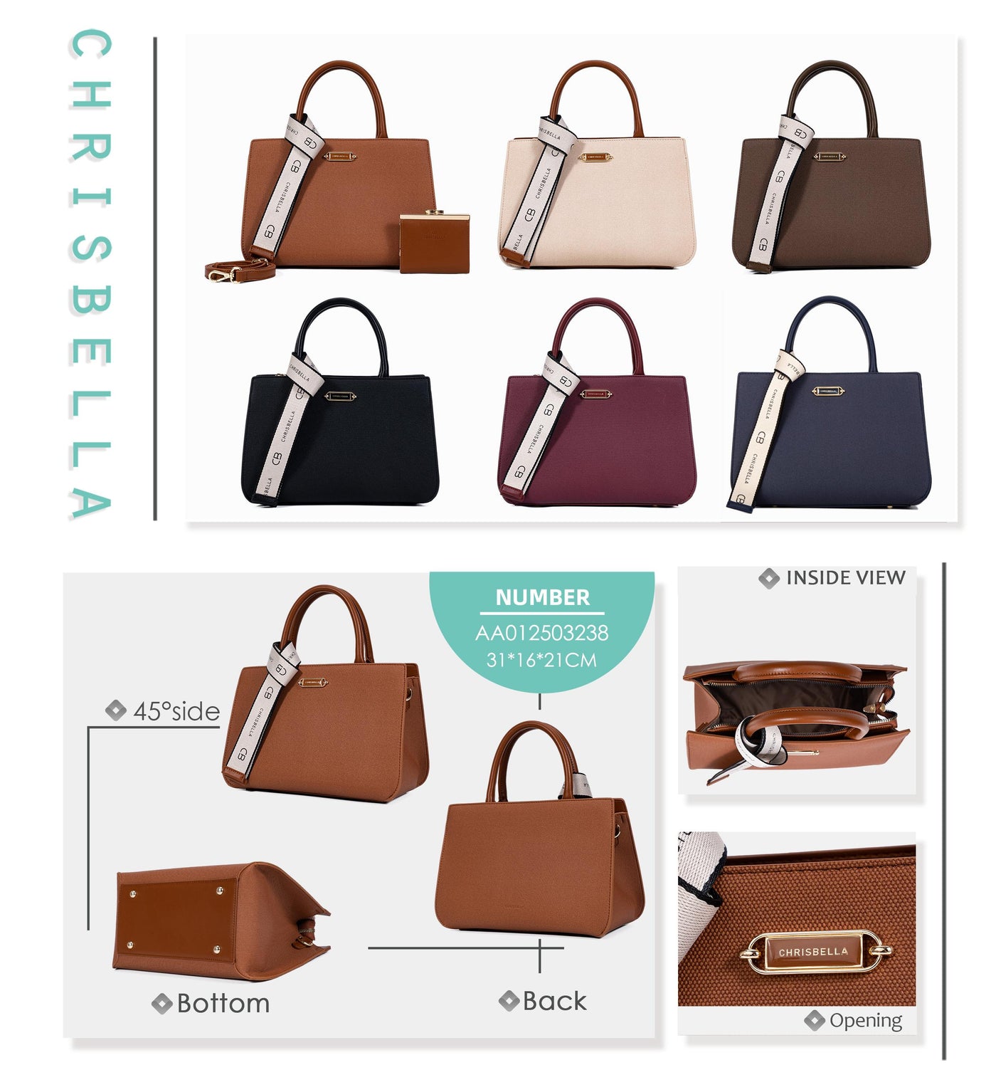 Chrisbella Handbag AA012503238740