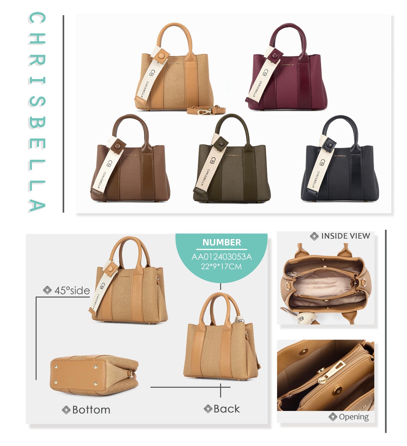 Chrisbella Handbag AA012403053530A