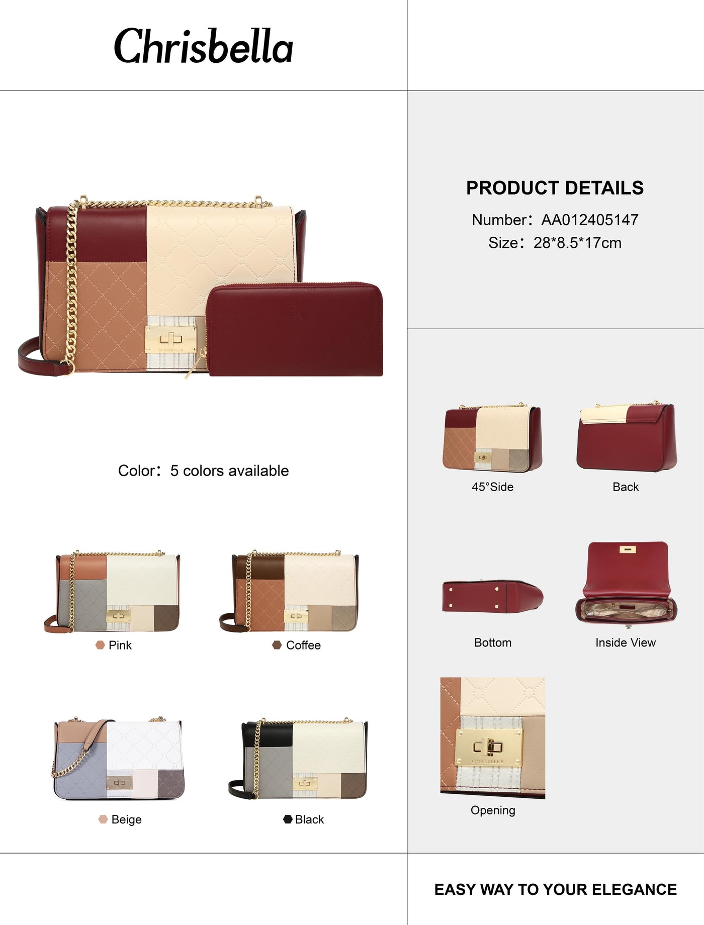 Chrisbella Shoulder bag AA012405147720