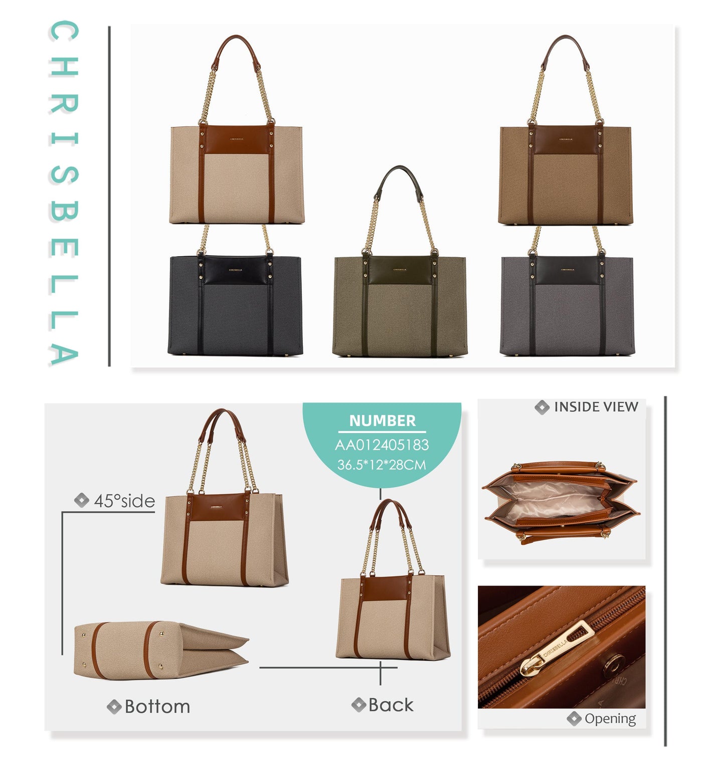 Chrisbella Tote Bag AA012405183660