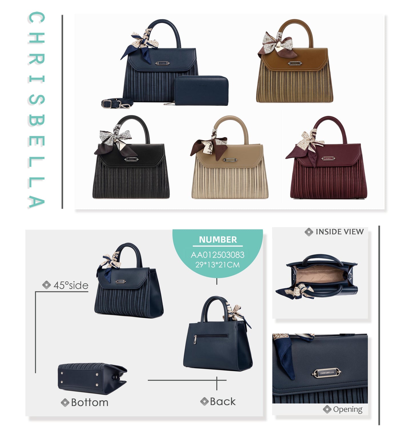 Chrisbella Handbag AA012503083740