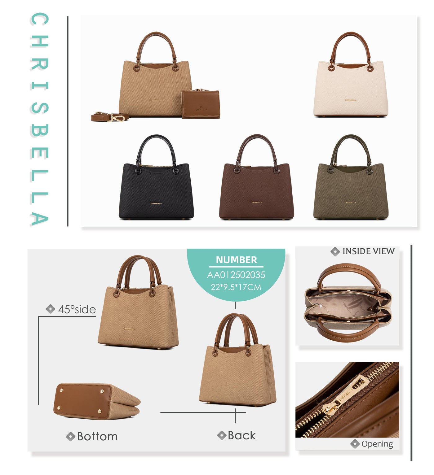 Chrisbella Handbag AA012502035610