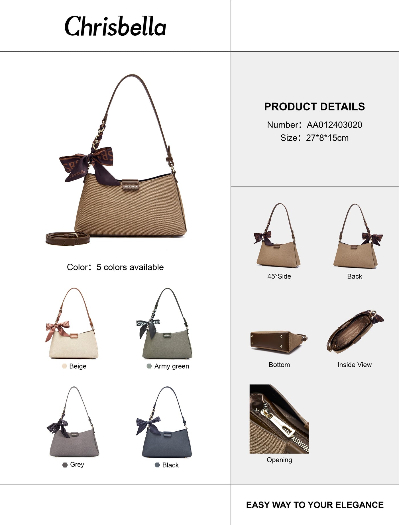 Chrisbella Shoulder bag AA012403020480