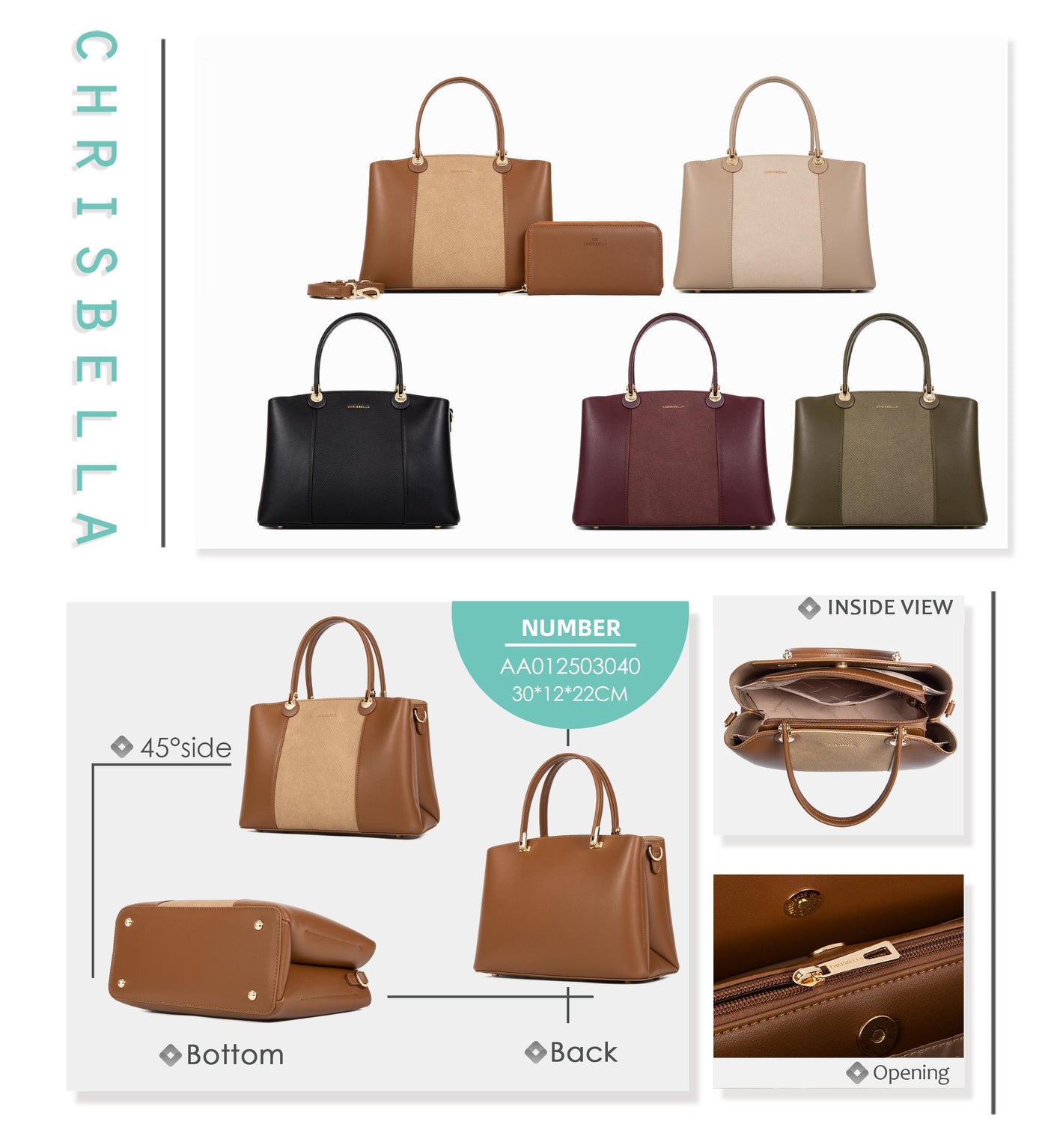 Chrisbella Handbag AA012503040760