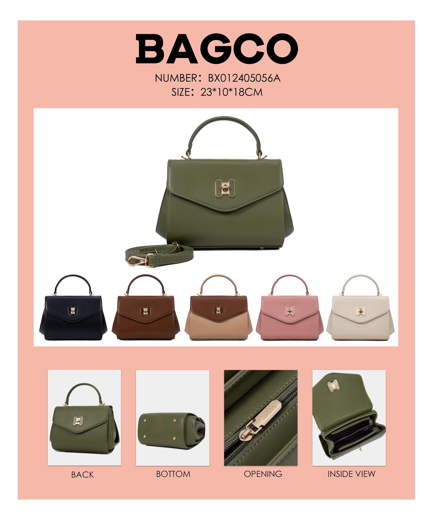 Bagco Handbag BX012405056490A