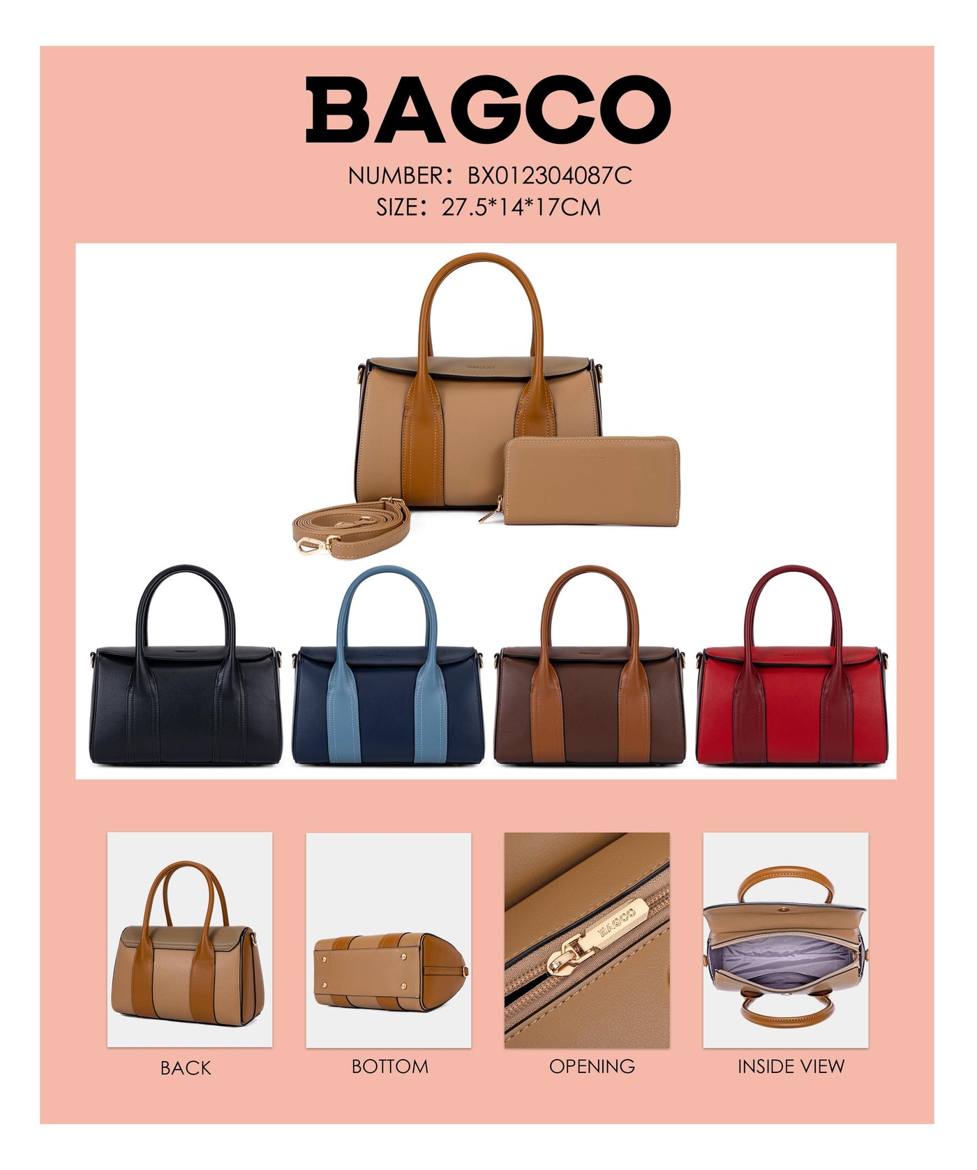 Bagco Handbag BX012304087540C